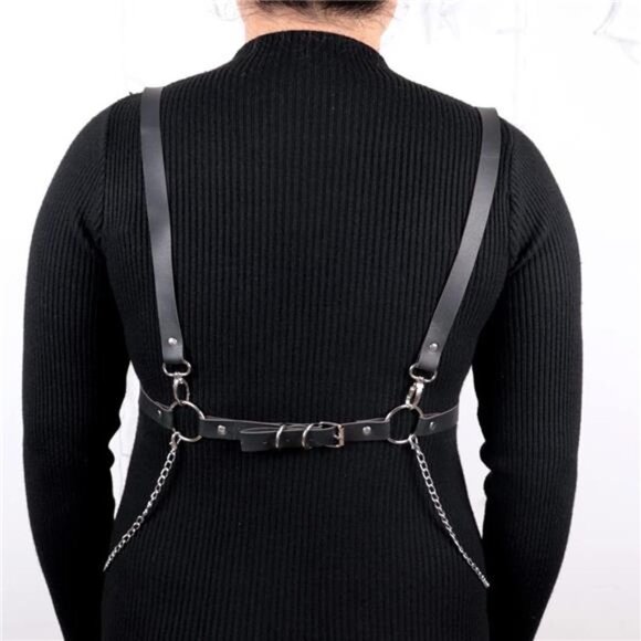 Waist Belt Fashion Harness Body Chest Belt With Chains - Lb-472-xxl main image 4